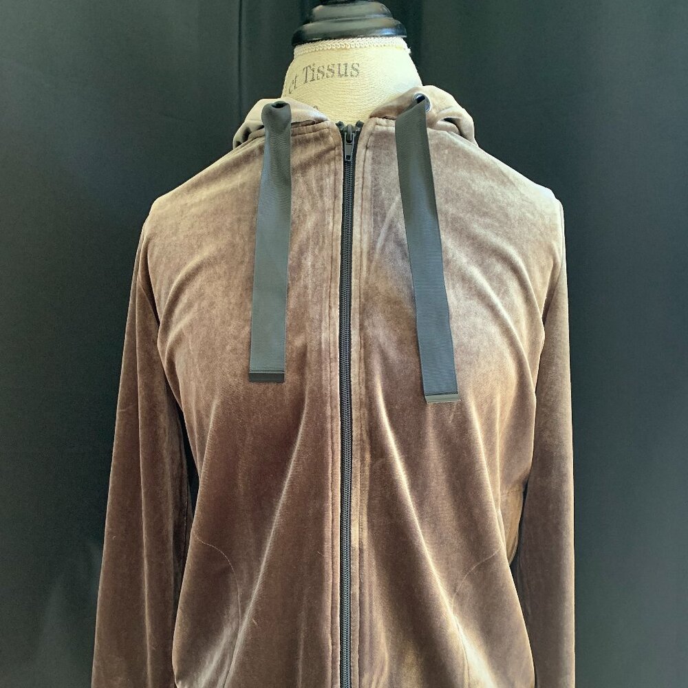 Gorgeous Velour Hoodie: Size M. - Picture 2 of 10